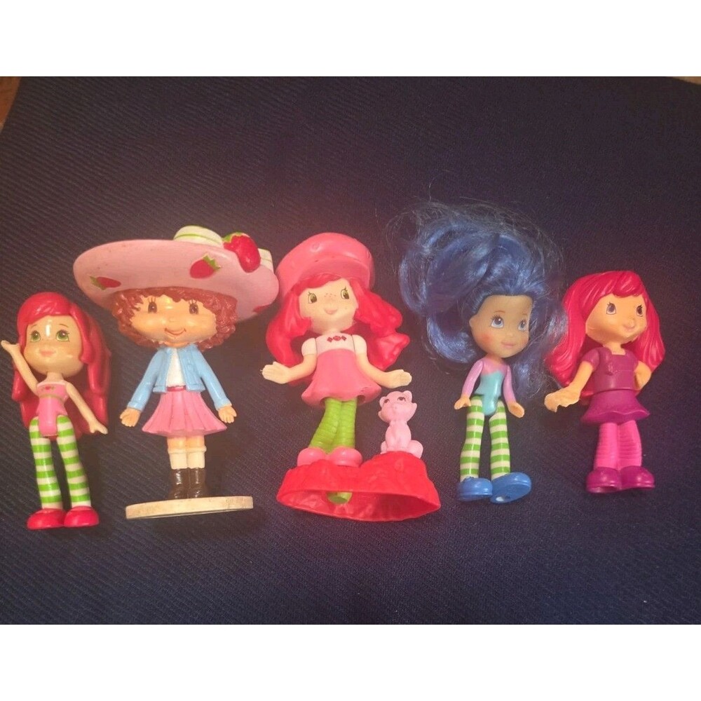 Vtg!Strawberry Shortcake  Lot Of 5 Toys-